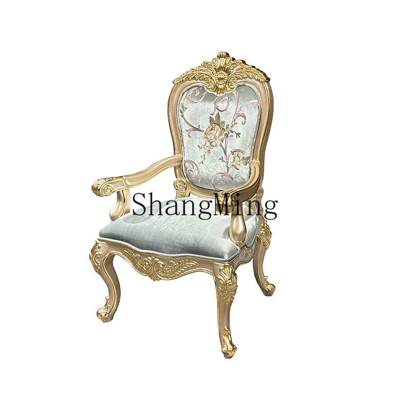 CL  embroidery luxury solid wo - Furniture Chairs For Office ulasan dan harga