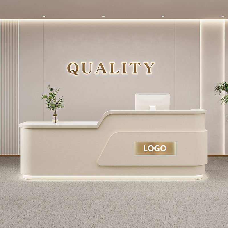 Nordic Creative Reception Desk - Office Furniture Store ulasan dan harga