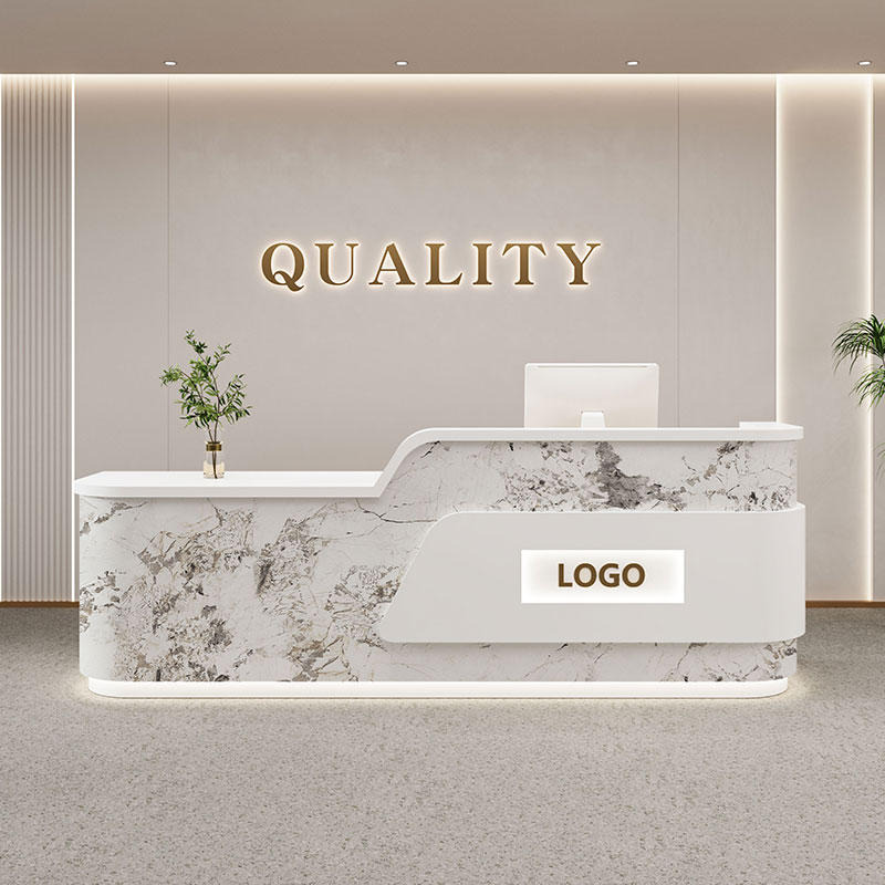 Nordic Creative Reception Desk - Office Furniture Store ulasan dan harga