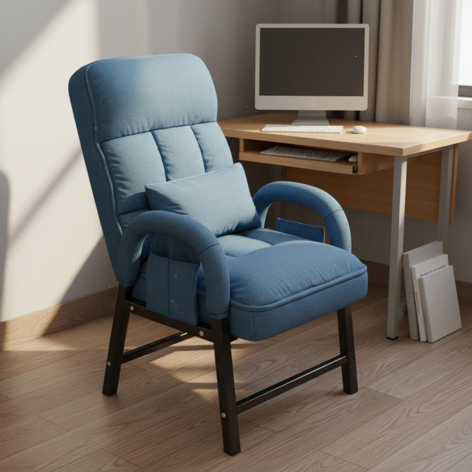 High Spine Lazy Sofa Chair Adj - Furniture Chairs For Office ulasan dan harga