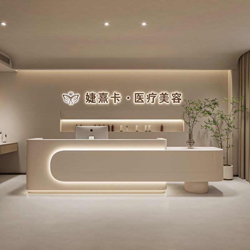Modern Beauty Salon Reception  - Office Furniture Store ulasan dan harga