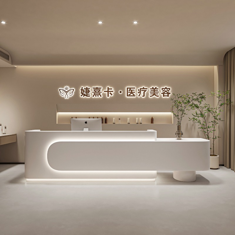 Modern Beauty Salon Reception  - Office Furniture Store ulasan dan harga