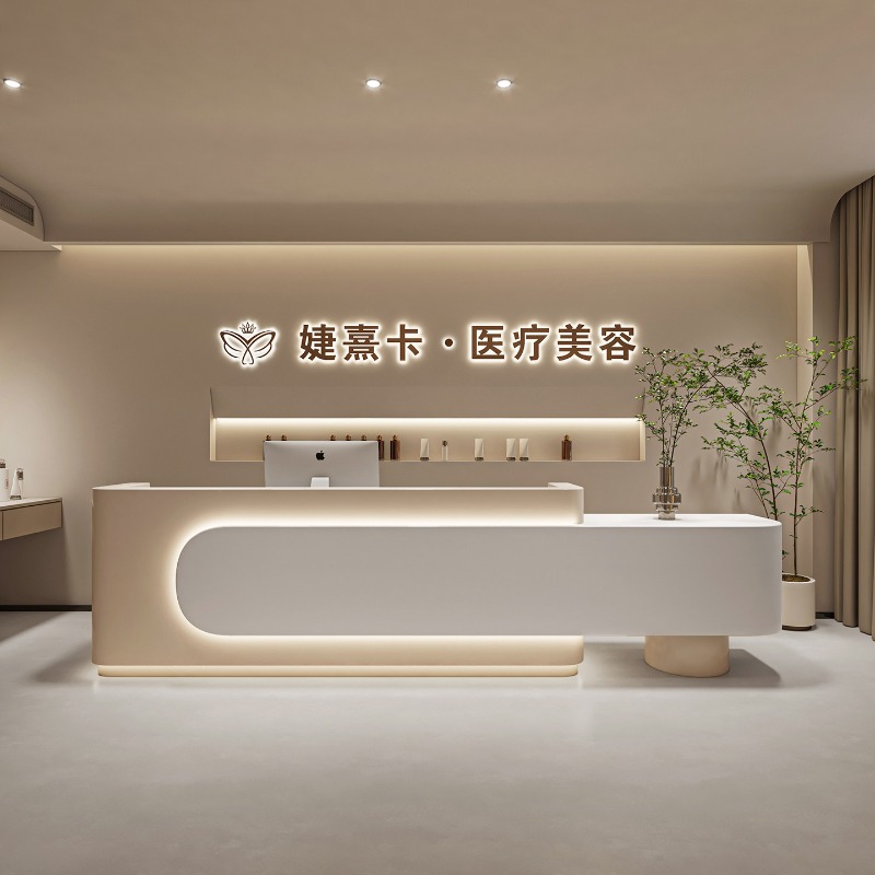 Modern Beauty Salon Reception  - Office Furniture Store ulasan dan harga