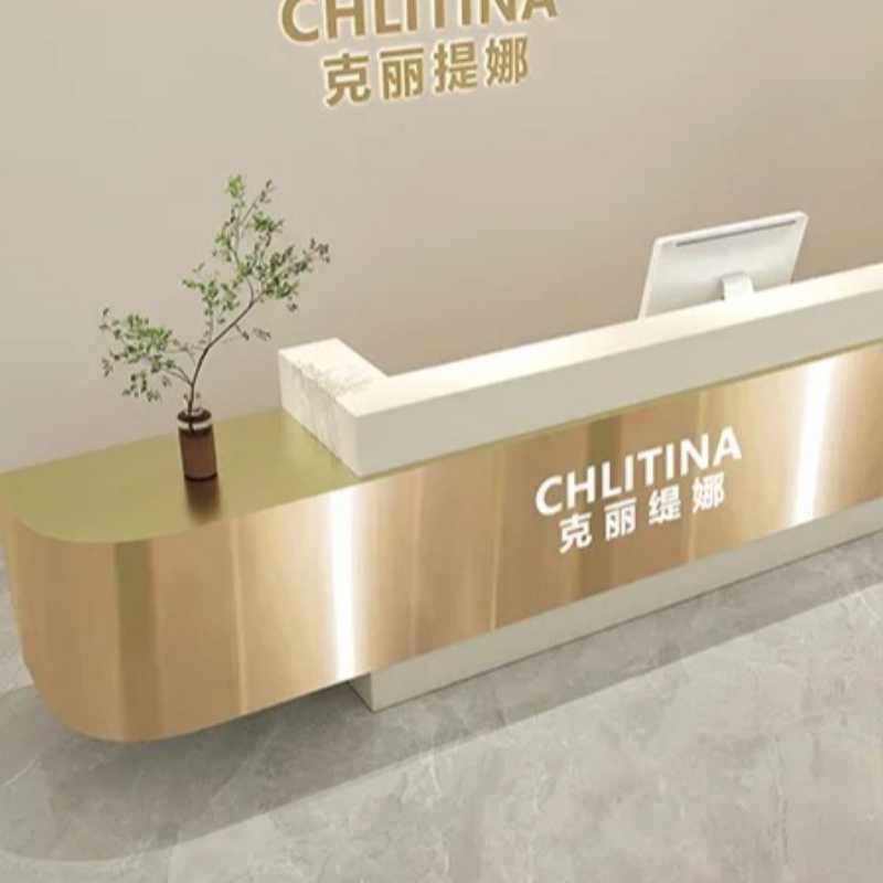Beauty Salon Reception Desk He - Office Furniture Store ulasan dan harga