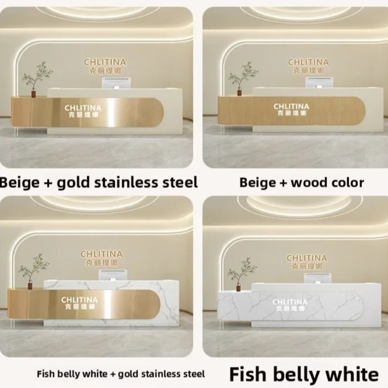 Beauty Salon Reception Desk He - Office Furniture Store ulasan dan harga