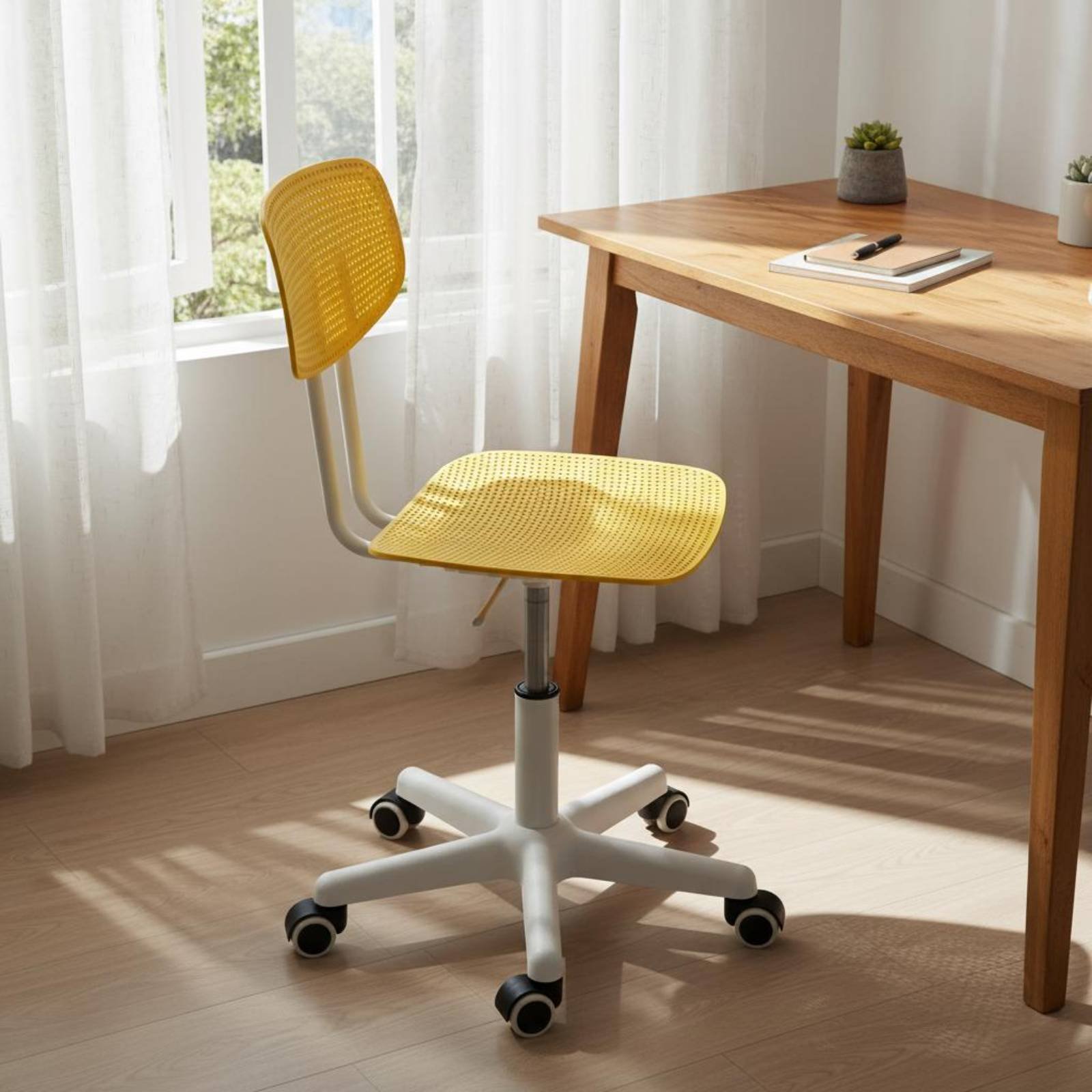 Adjustable Rolling Desk Chair  - Furniture Chairs For Office ulasan dan harga