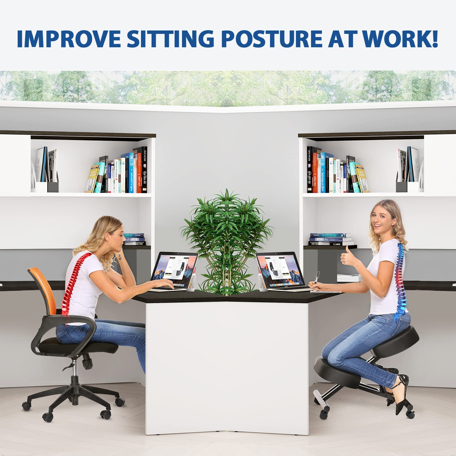 Kneeling Chair Ergonomic for O - Furniture Chairs For Office ulasan dan harga