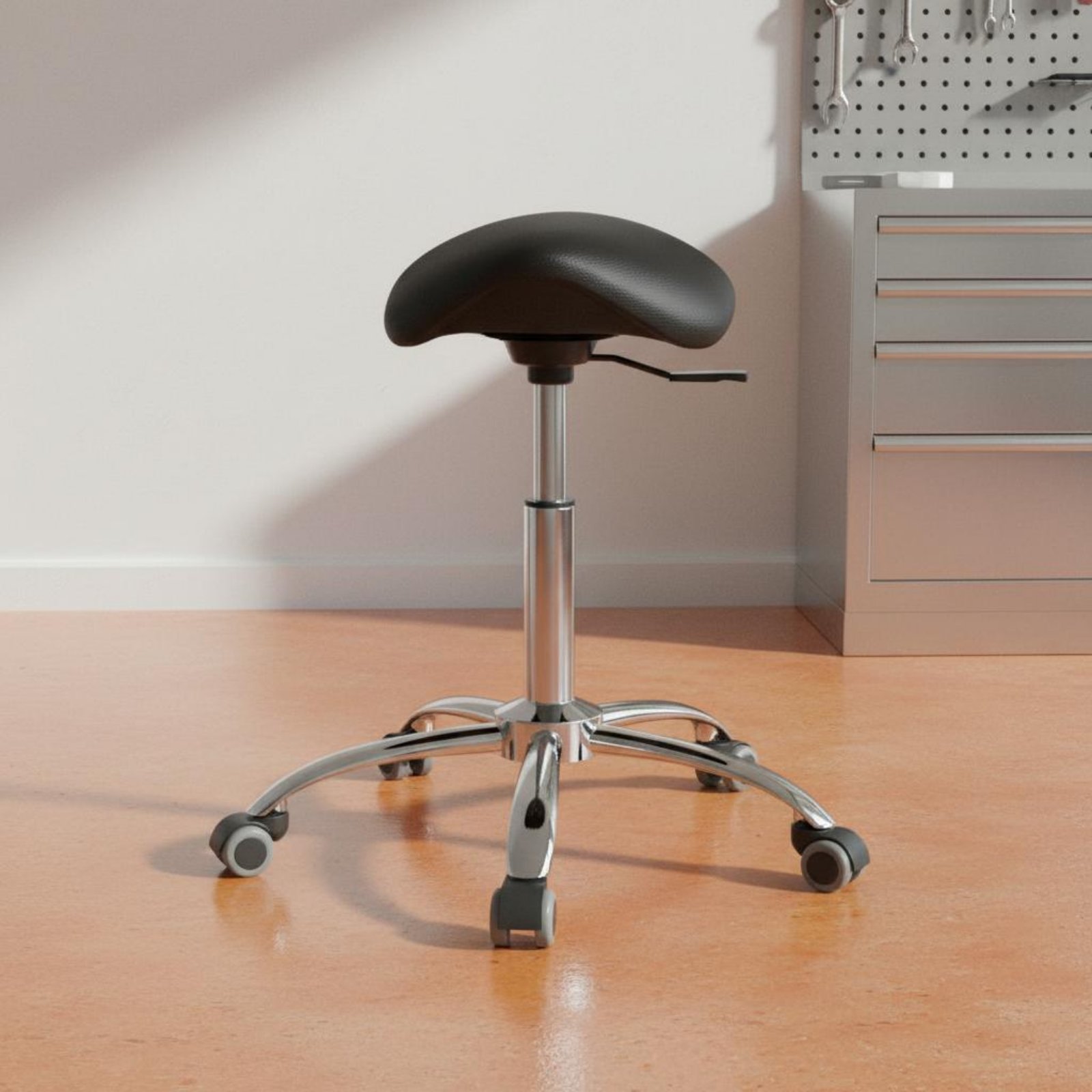 Swivel Saddle Stool Heavy Duty - Furniture Chairs For Office ulasan dan harga