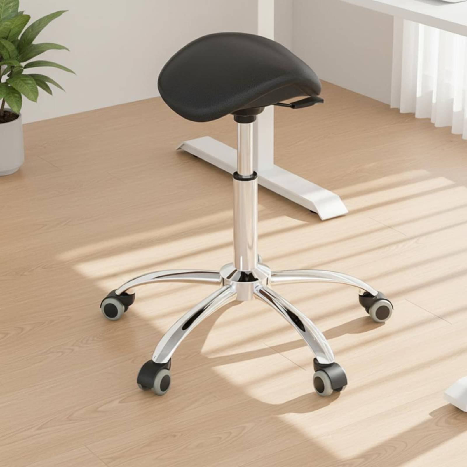 Swivel Saddle Stool Heavy Duty - Furniture Chairs For Office ulasan dan harga