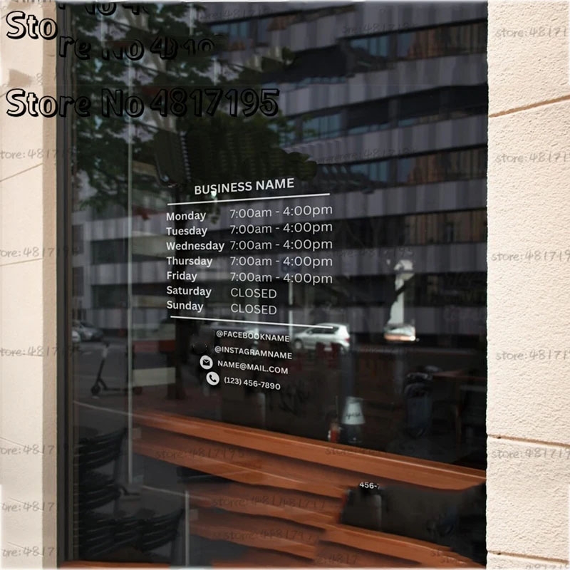 Opening Hours With Custom Busi - Office Furniture Store ulasan dan harga