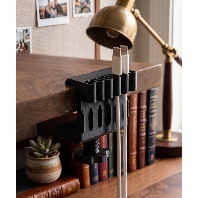 3 desktop cable manager clips  - Office Furniture Brands ulasan dan harga