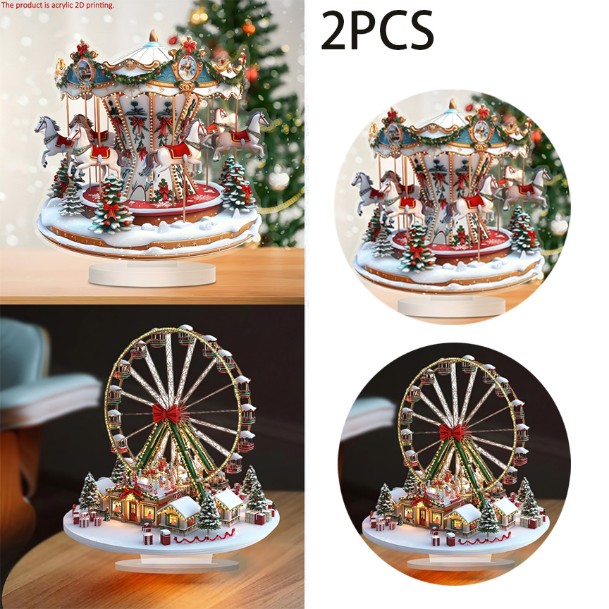2D Acrylic Ferris Wheel Carous - Office Furniture Hon ulasan dan harga
