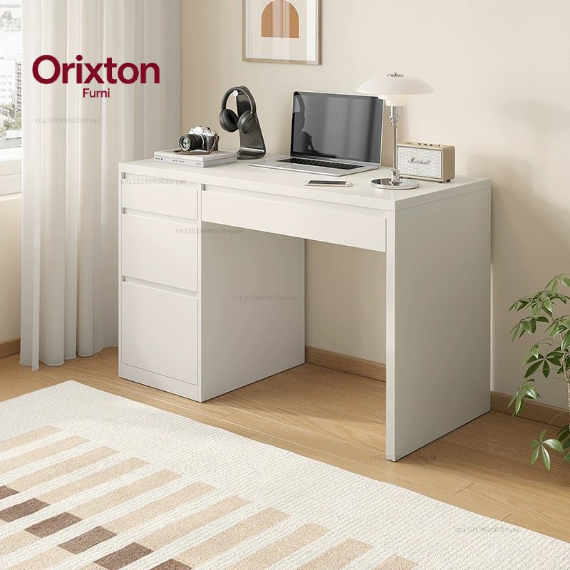 White Standing Office Desk Woo - Office Furniture Services ulasan dan harga