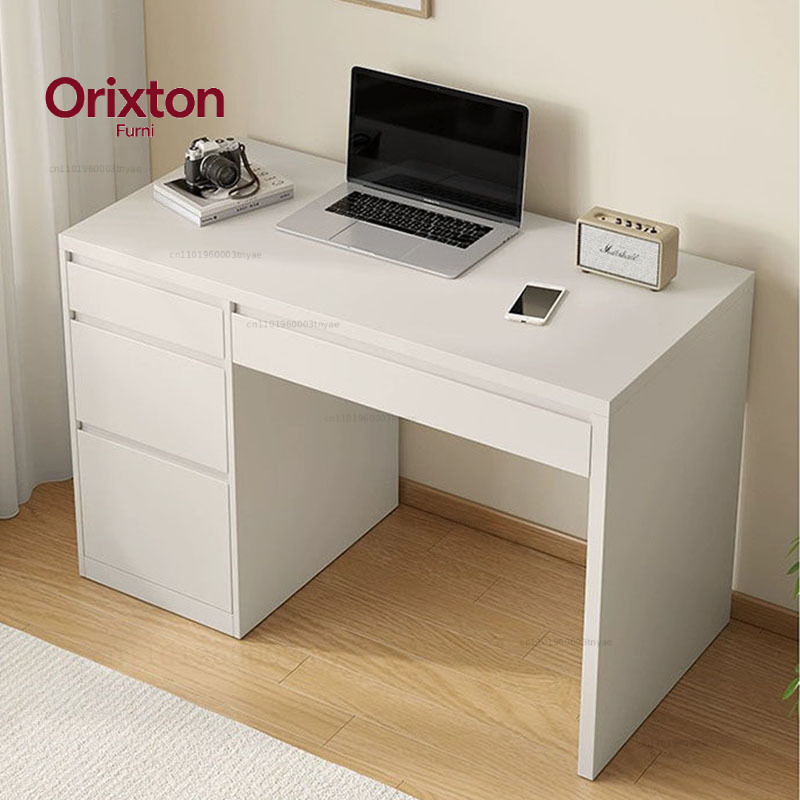 White Standing Office Desk Woo - Office Furniture Services ulasan dan harga