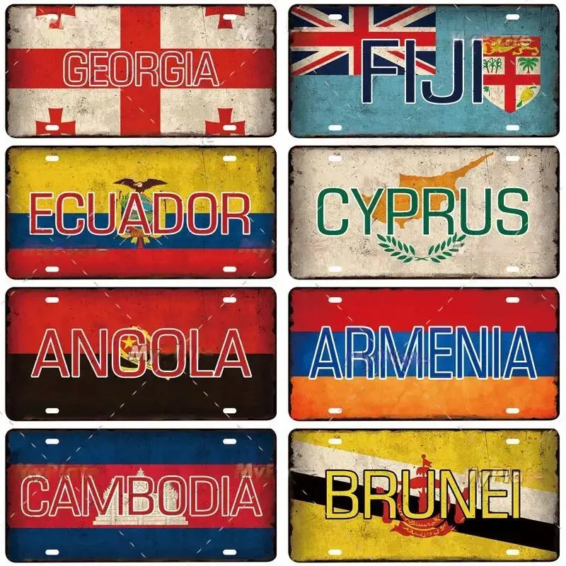 World Country Flag Vintage Lic - Office Furniture Hon ulasan dan harga