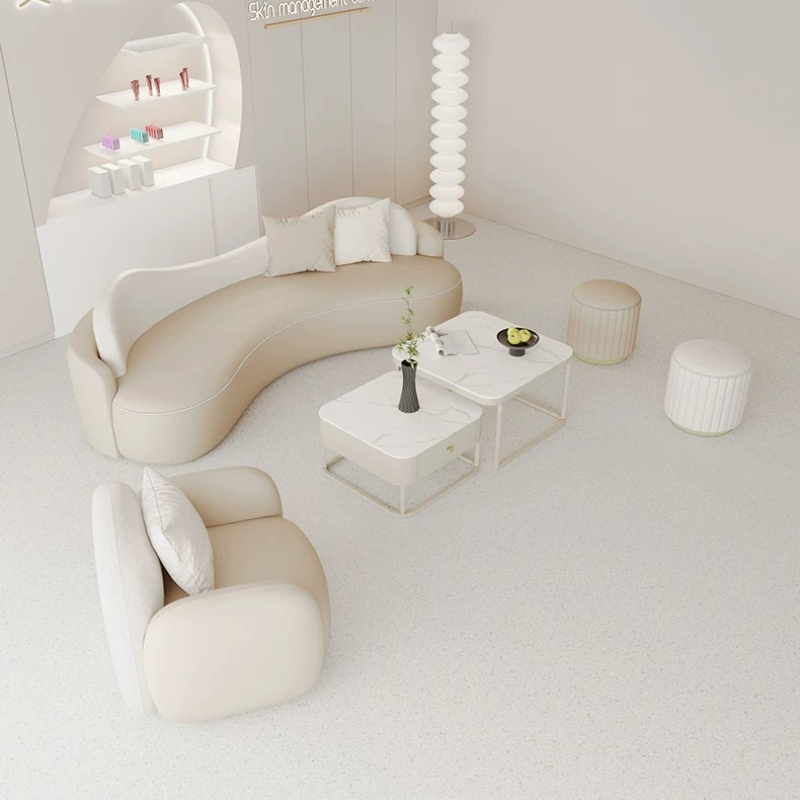Nordic Cream Style Beauty Salo - Office Furniture Store ulasan dan harga