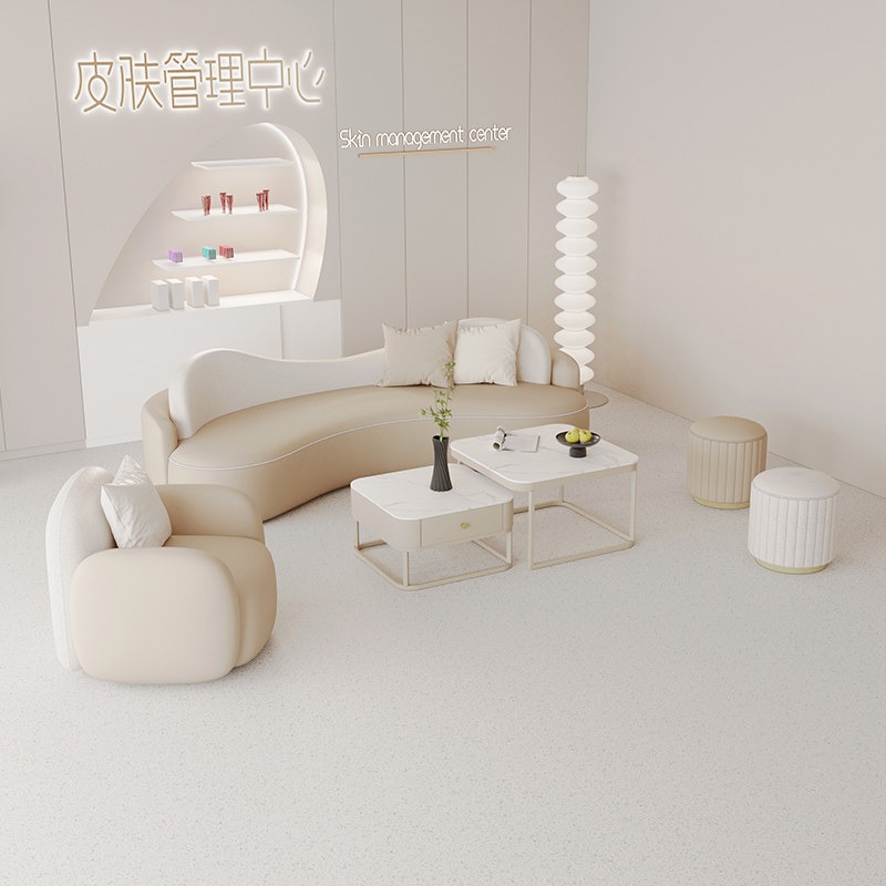 Nordic Cream Style Beauty Salo - Office Furniture Store ulasan dan harga
