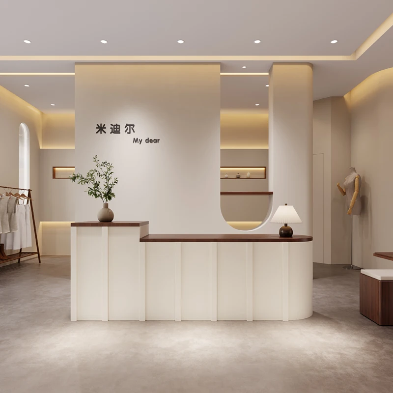 ​​French Boutique Cashier Desk - Office Furniture Store ulasan dan harga